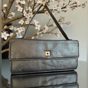 CUERO VACA VINTAGE ARGENTINIAN PEBBLE LEATHER SHOULDER BAG.